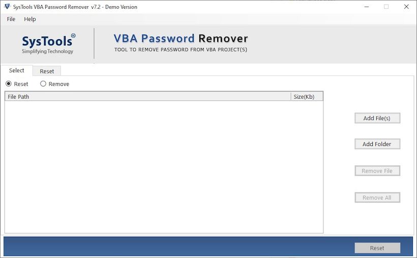 SysTools VBA Password Remover crack